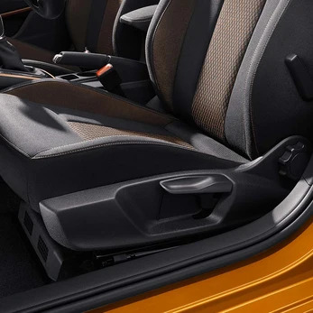 Height adjustable front seats